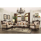 ACME Shalisa Sofa w/7 Pillows, Fabric & Walnut FredCo