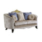 ACME Sheridan Loveseat w/5 Pillows, Cream Fabric FredCo