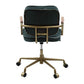 ACME Siecross Office Chair, Emerald Green Leather FredCo