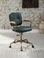 ACME Siecross Office Chair, Emerald Green Leather FredCo