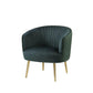 ACME Sigurd Accent Chair, Velvet & Gold FredCo