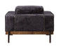 ACME Silchester Chair, Antique Ebony Top Grain Leather FredCo