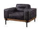 ACME Silchester Chair, Antique Ebony Top Grain Leather FredCo