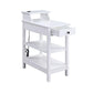 ACME Slayer Side Table (USB Charging Dock), White FredCo