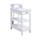 ACME Slayer Side Table (USB Charging Dock), White FredCo