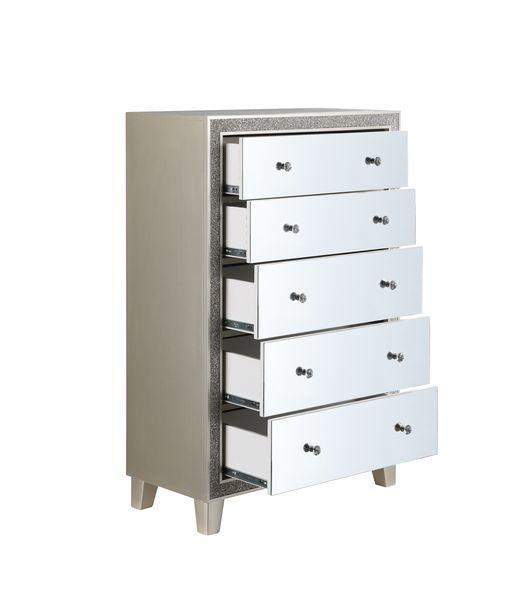 ACME Sliverfluff Chest, Mirrored & Champagne Finish FredCo