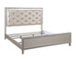 ACME Sliverfluff Eastern King Bed, PU & Champagne Finish FredCo