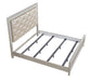 ACME Sliverfluff Queen Bed, PU & Champagne Finish FredCo