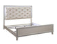 ACME Sliverfluff Queen Bed, PU & Champagne Finish FredCo