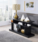 ACME Sollix Sofa Table, Black Finish FredCo