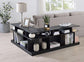 ACME Sollix Sofa Table, Black Finish FredCo
