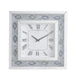 ACME Sonia Wall Clock, Mirrored & Faux Agate FredCo