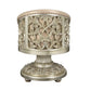 ACME Sorina Arm Chair , PU & Antique Gold Finish FredCo