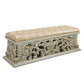 ACME Sorina Bench, Antique Gold Finish FredCo