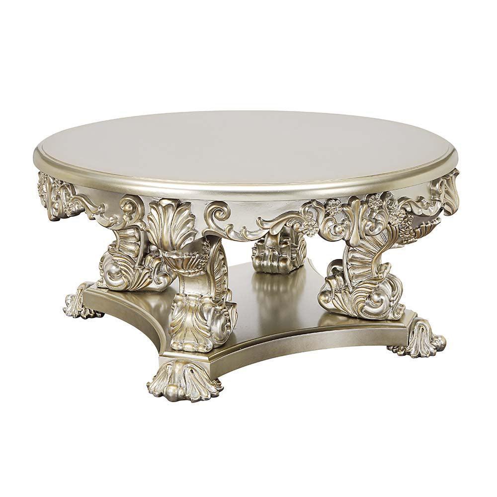 ACME Sorina Coffee Table, Antique Gold Finish FredCo