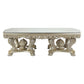 ACME Sorina Dining Table , Antique Gold Finish FredCo
