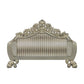 ACME Sorina Loveseat w/5 Pillows, Velvet, Fabric & Antique Gold Finish FredCo