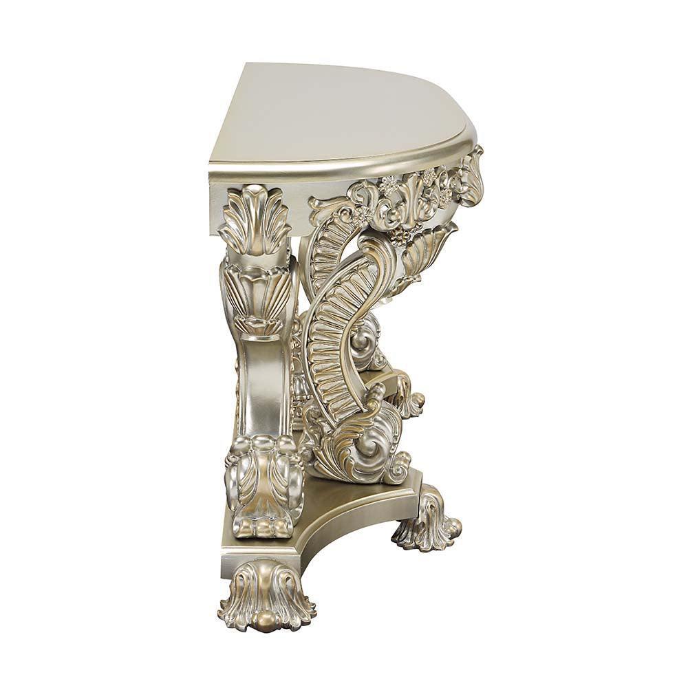 ACME Sorina Sofa Table, Antique Gold Finish FredCo