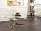 ACME Sosi End Table, Gold Finish FredCo