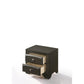 ACME Soteris Nightstand , Antique Gray FredCo