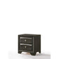 ACME Soteris Nightstand , Antique Gray FredCo