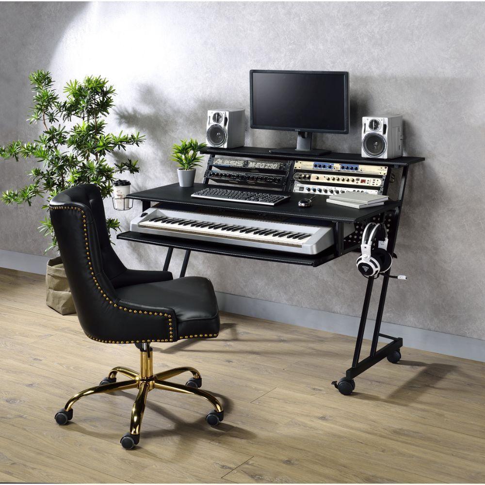 ACME Suitor Music Recording Studio Desk, Black FredCo