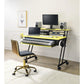 ACME Suitor Music Recording Studio Desk, Yellow & Black FredCo