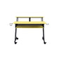 ACME Suitor Music Recording Studio Desk, Yellow & Black FredCo