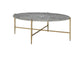 ACME Tainte Coffee Table, Faux Marble & Champagne Finish FredCo