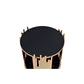 ACME Tanquin End Table, Gold and Glass 84492 FredCo