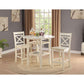 ACME Tartys Counter Height Table, Cream FredCo