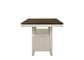 ACME Tasnim Counter Height Table, Oak & Antique White Finish FredCo