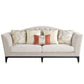 ACME Tayden Sofa w/5 Pillows, Beige Velvet FredCo
