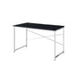 ACME Tennos Vanity Desk , Black & Chrome Finish FredCo