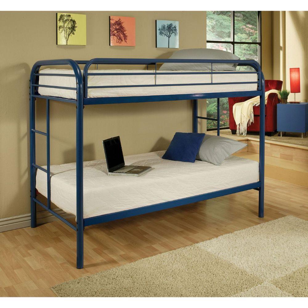 ACME Thomas Twin/Twin Bunk Bed, Blue FredCo