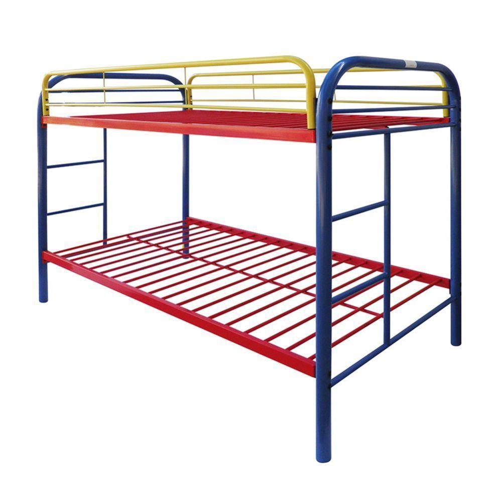 ACME Thomas Twin/Twin Bunk Bed, Rainbow FredCo