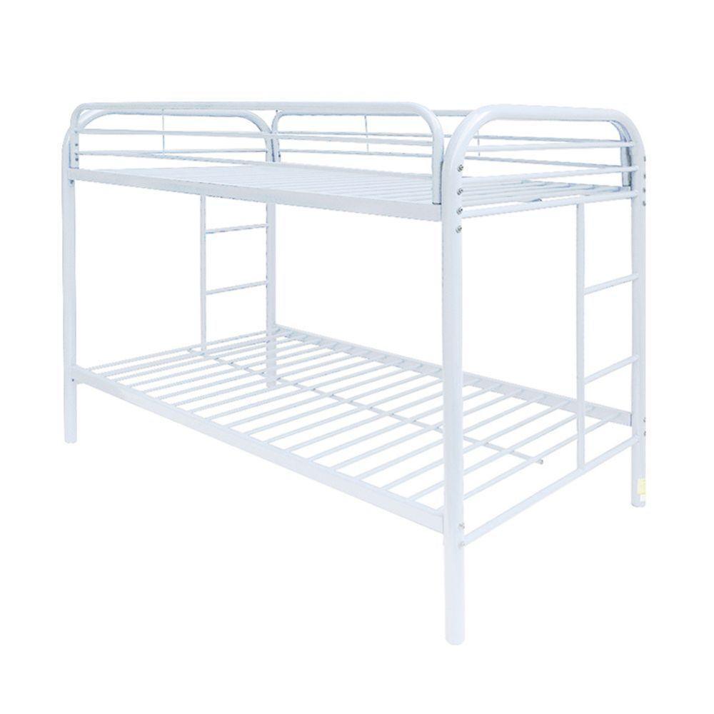 ACME Thomas Twin/Twin Bunk Bed, White FredCo