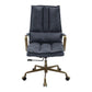ACME Tinzud Office Chair, Gray Leather FredCo