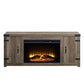 ACME Tobias Fireplace, Rustic Oak Finish FredCo