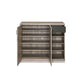 ACME Toski Cabinet, Rustic Gray Oak FredCo