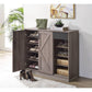 ACME Toski Cabinet, Rustic Gray Oak FredCo
