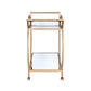 ACME Traverse Serving Cart, Champagne & Mirrored FredCo