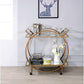 ACME Traverse Serving Cart, Champagne & Mirrored FredCo
