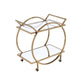 ACME Traverse Serving Cart, Champagne & Mirrored FredCo