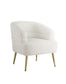 ACME Trezona Accent Chair, White Faux Sherpa FredCo