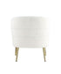 ACME Trezona Accent Chair, White Faux Sherpa FredCo