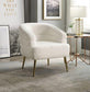 ACME Trezona Accent Chair, White Faux Sherpa FredCo