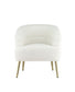 ACME Trezona Accent Chair, White Faux Sherpa FredCo