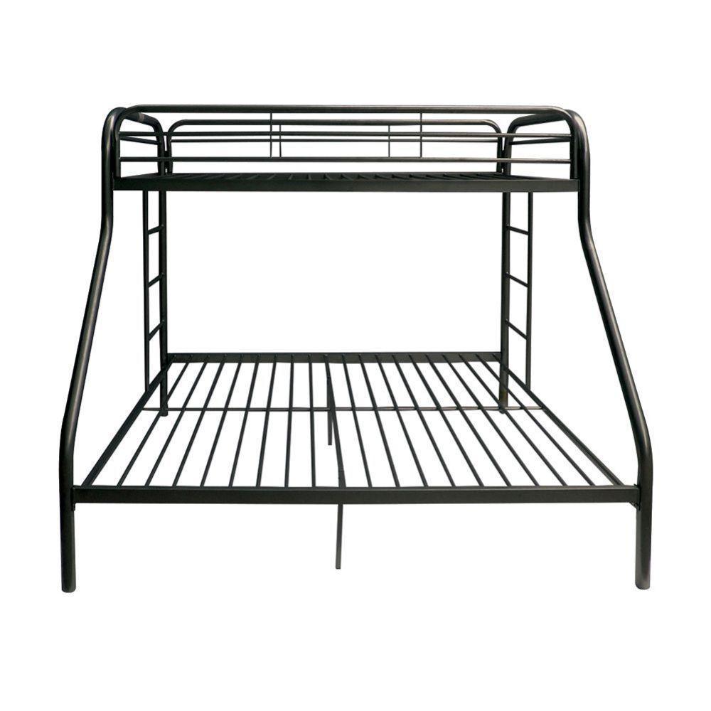 ACME Tritan Twin XL/Queen Bunk Bed, Black FredCo