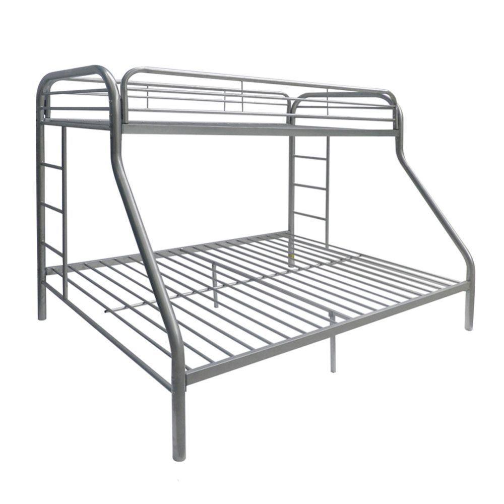 ACME Tritan Twin XL/Queen Bunk Bed, Silver FredCo